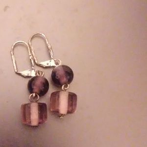 Purple Earrings